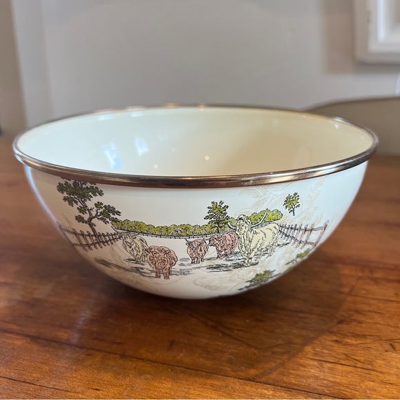 Mackenzie Childs Aurora Pattern Bowls Set of 3 - Picture 11 of 13